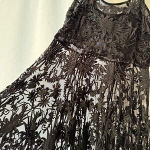 Biya embroidered sheer dress